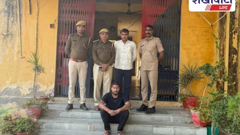 रंगदारी केस में फरार चांद को झुंझुनू पुलिस ने किया गिरफ्तार