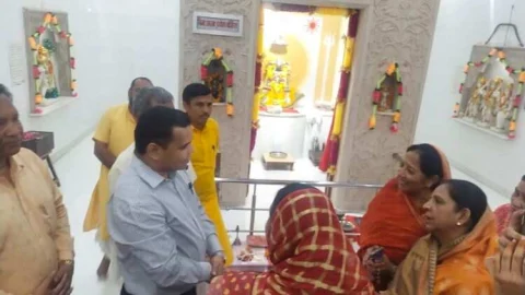 जिला कलक्टर अभिषेक सुराणा ने सच्चियाय माता मंदिर में दर्शन कर की खुशहाली की कामना