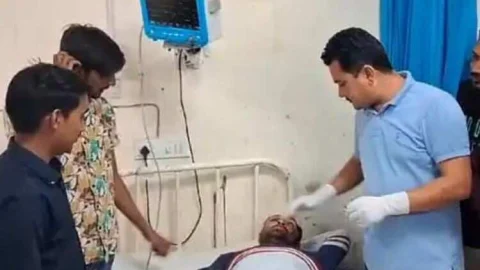 गैस सिलेंडर विवाद में युवक पर जानलेवा हमला