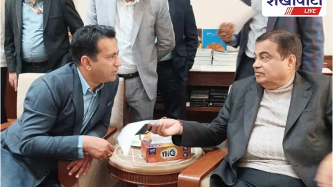 सांसद राहुल कस्वां की नीतिन गडकरी से मुलाकात, प्रोजेक्टों को मंजूरी की मांग