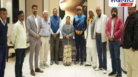 Jhunjhunu News: नेशनल खिलाड़ी अर्पिता कुमारी का सम्मान, जाट महासंघ ने बढ़ाया मान