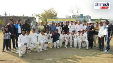 सीकर में अंडर-14 क्रिकेट सेमीफाइनल: राजस्थान-J&K फाइनल में