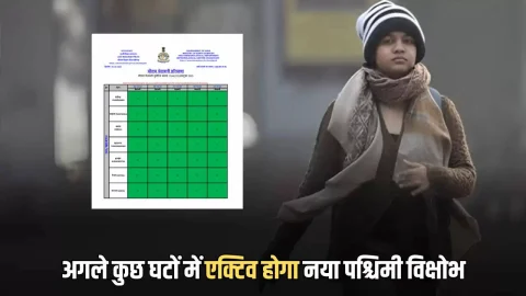 ताजा खबर : अगले कुछ घटों में एक्टिव होगा नया पश्चिमी विक्षोभ, लगातार 3 दिन इन जिलों में आंधी-तूफान के साथ फिर बरसेंगे मेघ