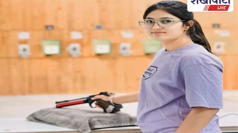 छात्रा नीरज का अखिल भारतीय शूटिंग टीम में चयन, शेखावाटी का नाम रोशन