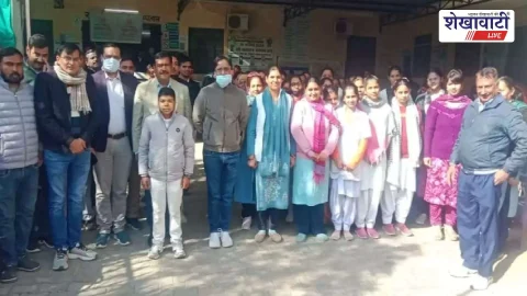 शहीद दिवस पर चिड़ावा अस्पताल में महात्मा गांधी रहे नदारद!