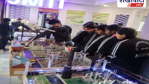 बगड़ एस.एम.टी.आई में कौशल दक्षता प्रदर्शनी का अवलोकन, 212 विद्यार्थियों ने देखे मॉडल