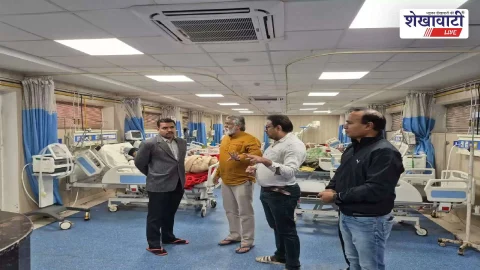 चूरू डीबी अस्पताल निरीक्षण: मरीज सुविधा सर्वोच्च प्राथमिकता – कलेक्टर