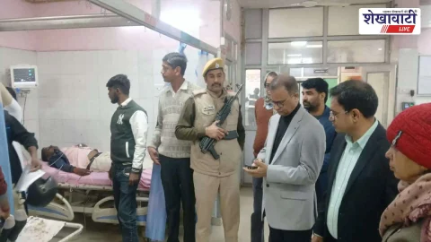 सीकर एसके अस्पताल का कलेक्टर ने किया निरीक्षण, व्यवस्थाओं पर दिए निर्देश