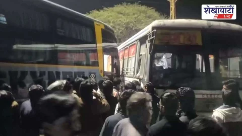 मेगा हाइवे पर हादसा : दो बसों की भिड़ंत, 6 यात्री घायल