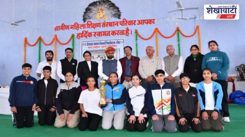 अन्तर महाविद्यालय कराटे प्रतियोगिता: ग्रामीण महिला कॉलेज विजेता