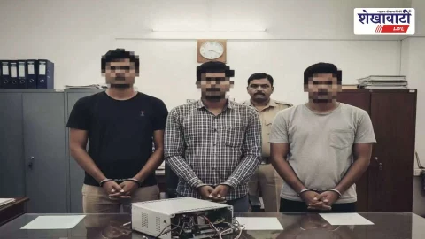 मंड्रेला मोबाइल टावर चोरी का खुलासा, 3 आरोपी गिरफ्तार