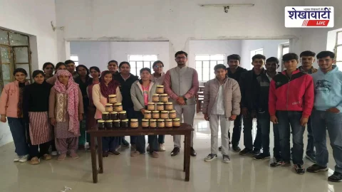 राजस्थान आयुर्वेदिक नर्सिंग के विधार्थियों ने बनाया प्राचीन आयुर्वेदिक च्यवनप्राश