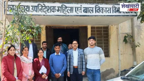 सीकर में महिला एवं बाल विकास योजनाओं का ओचक निरीक्षण