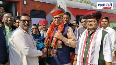 डॉ. सतीश पूनिया का भव्य स्वागत, भाजपा कार्यकर्ताओं में उत्साह