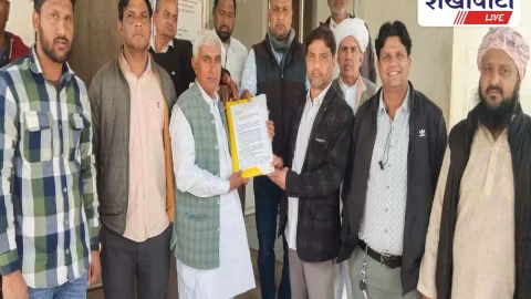 झुंझुनूं में मतदाता पुनरीक्षण पर कांग्रेस का ज्ञापन, जांच की मांग